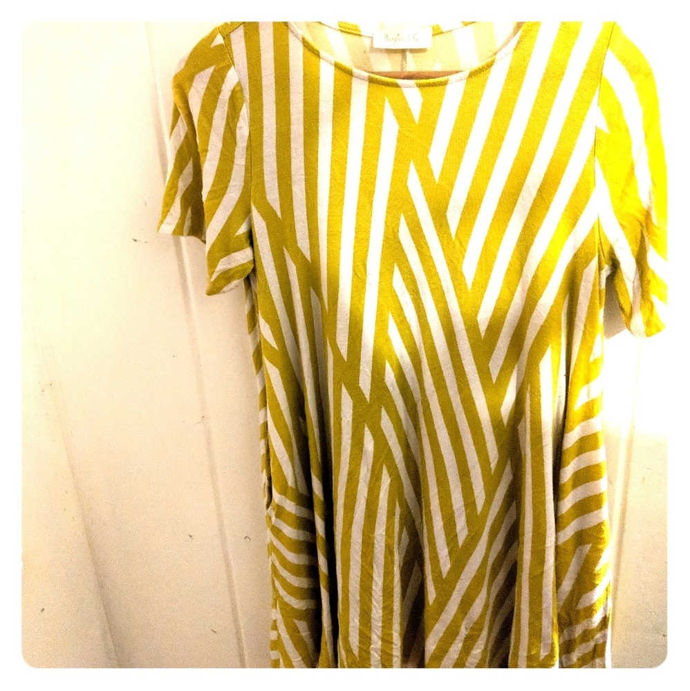 Shirt dress Yellow Hour Glass Lilly